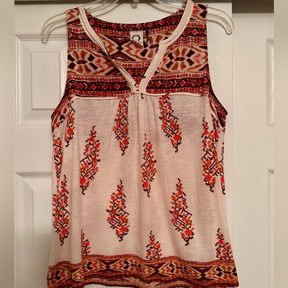 Anthropologie Akemi + Kin Morning Glory Tank-Woman’s Sleeveless-PM boho blouse